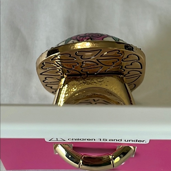 Betsey Johnson Sugar Skull Ring Adjustable Enamel NWT - Picture 4 of 7